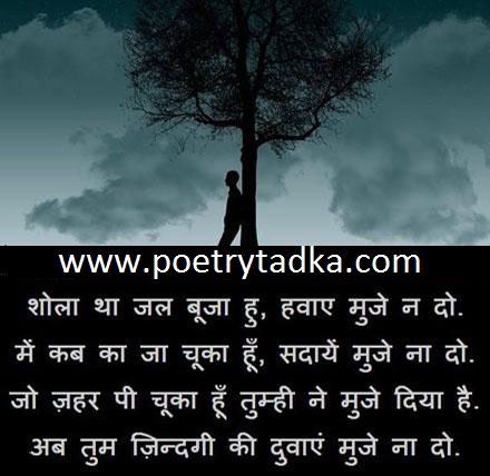 Shola Tha Jal Bujha Hoon - from Hindi Quotes