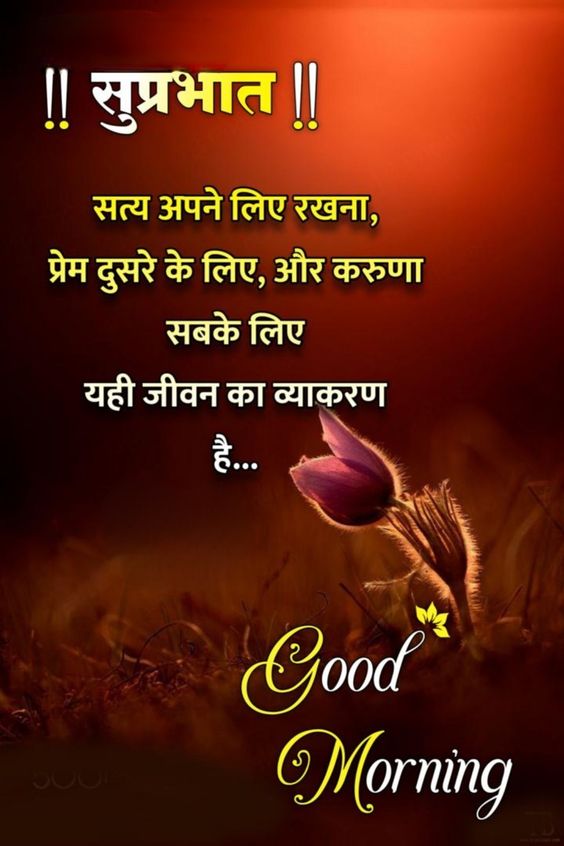 Good Morning Quotes in Hindi ! गुड मॉर्निंग कोट्स