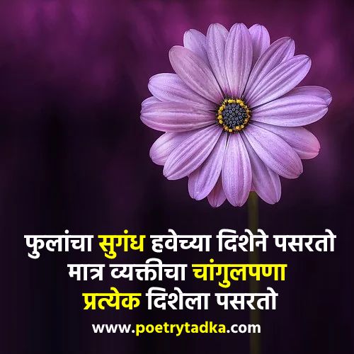 Good thoughts in Marathi - from Marathi Quotes