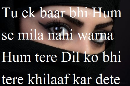 Tu ek bar bhi hum se mila nahi warna - from Hindi Status